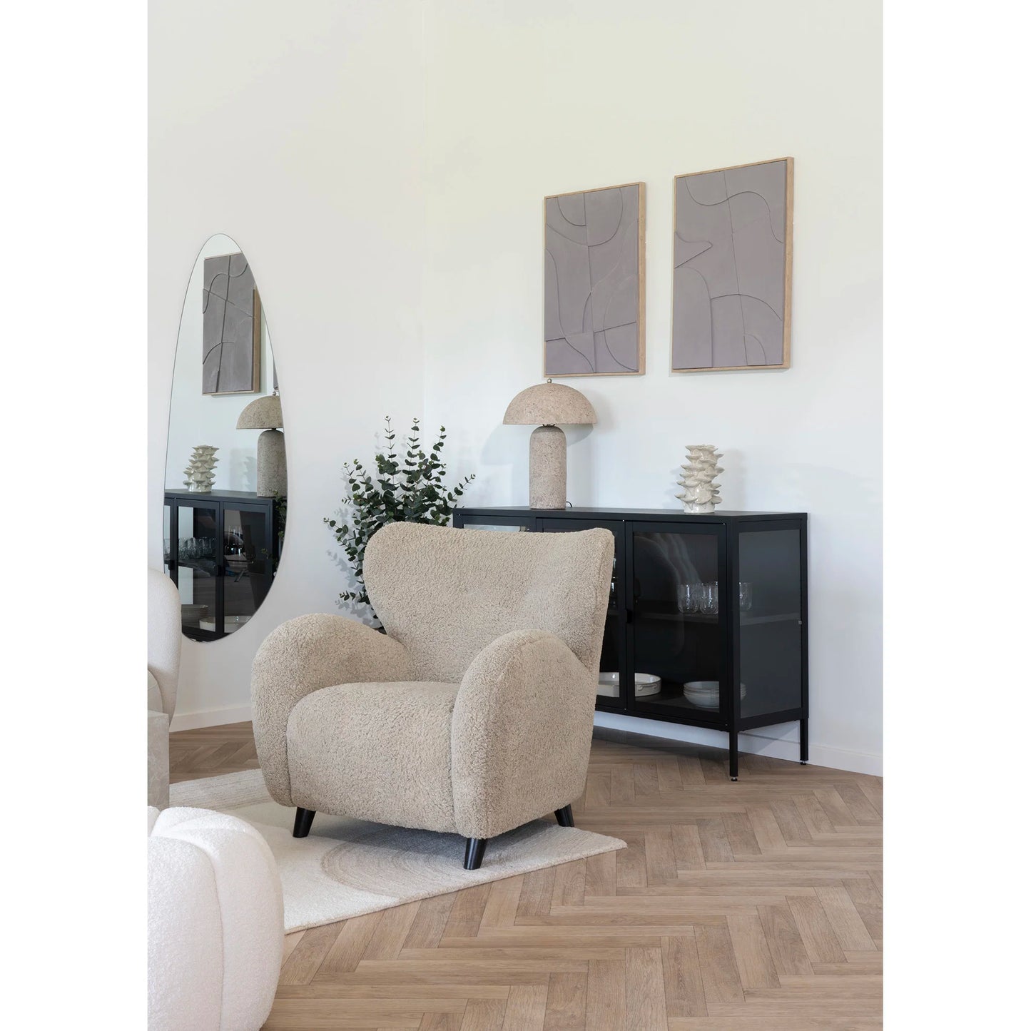 Kumode Bris 140/40/85 cm balts