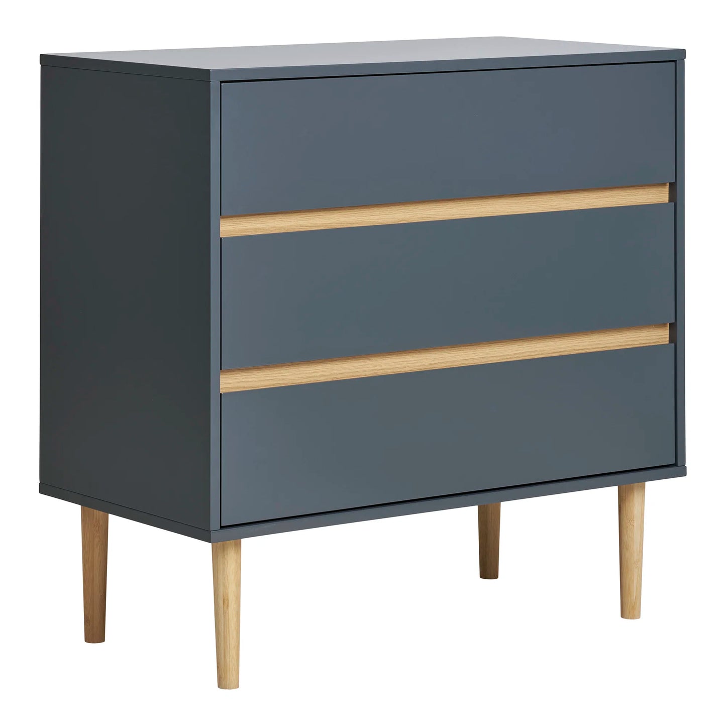 Kumode Biskots 80/40/80 cm tumši pelēks