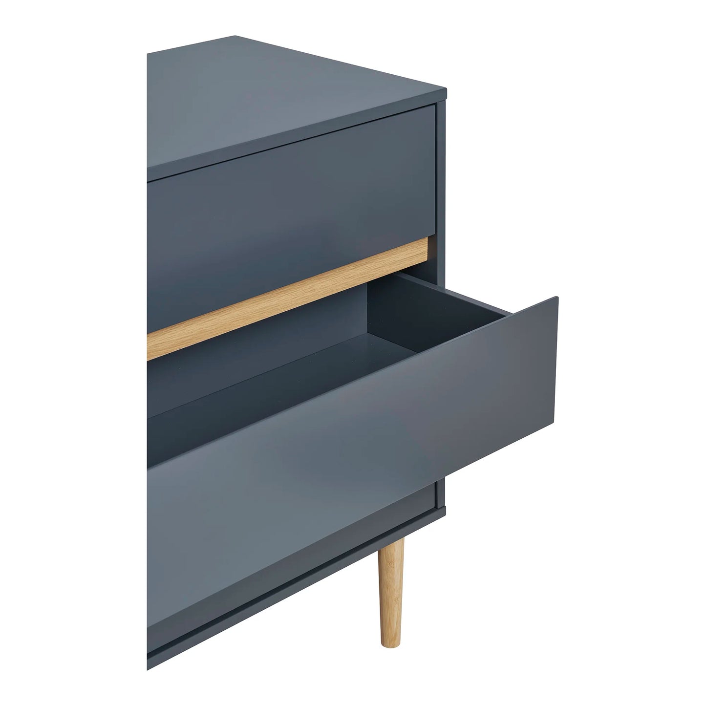 Kumode Biskots 80/40/80 cm tumši pelēks