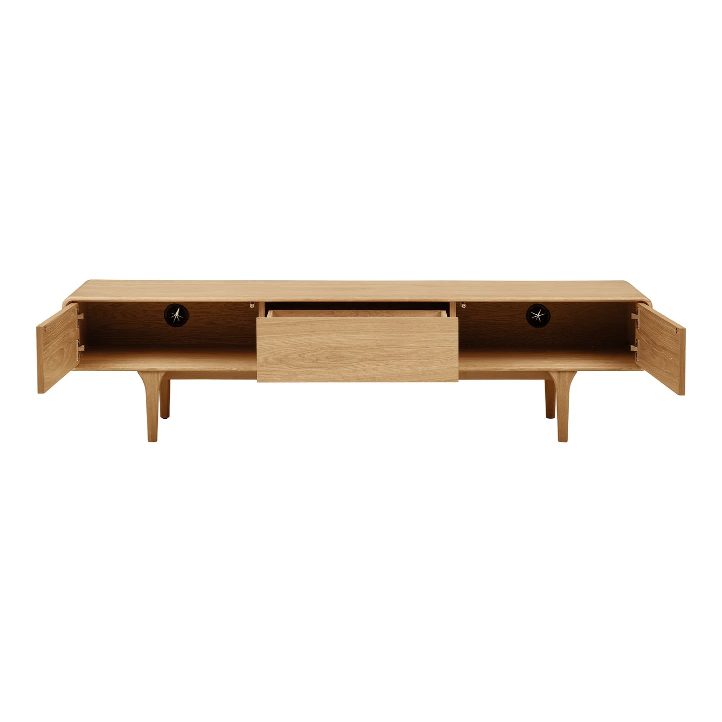 TV skapis Daras 180/45/45 cm dabīgs