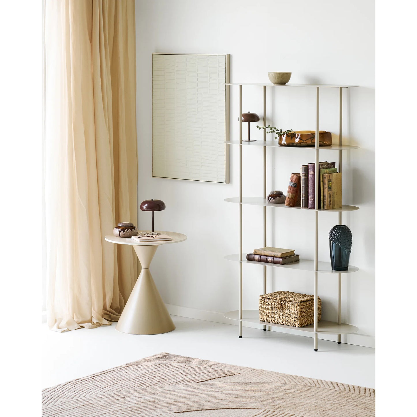 Plaukts Riesi 31/90/150 cm sand