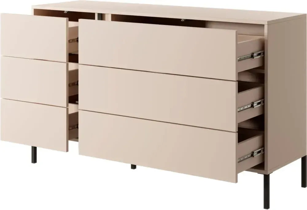 Kumode Dasty 137/81/39 cm bēšs - N1 Home