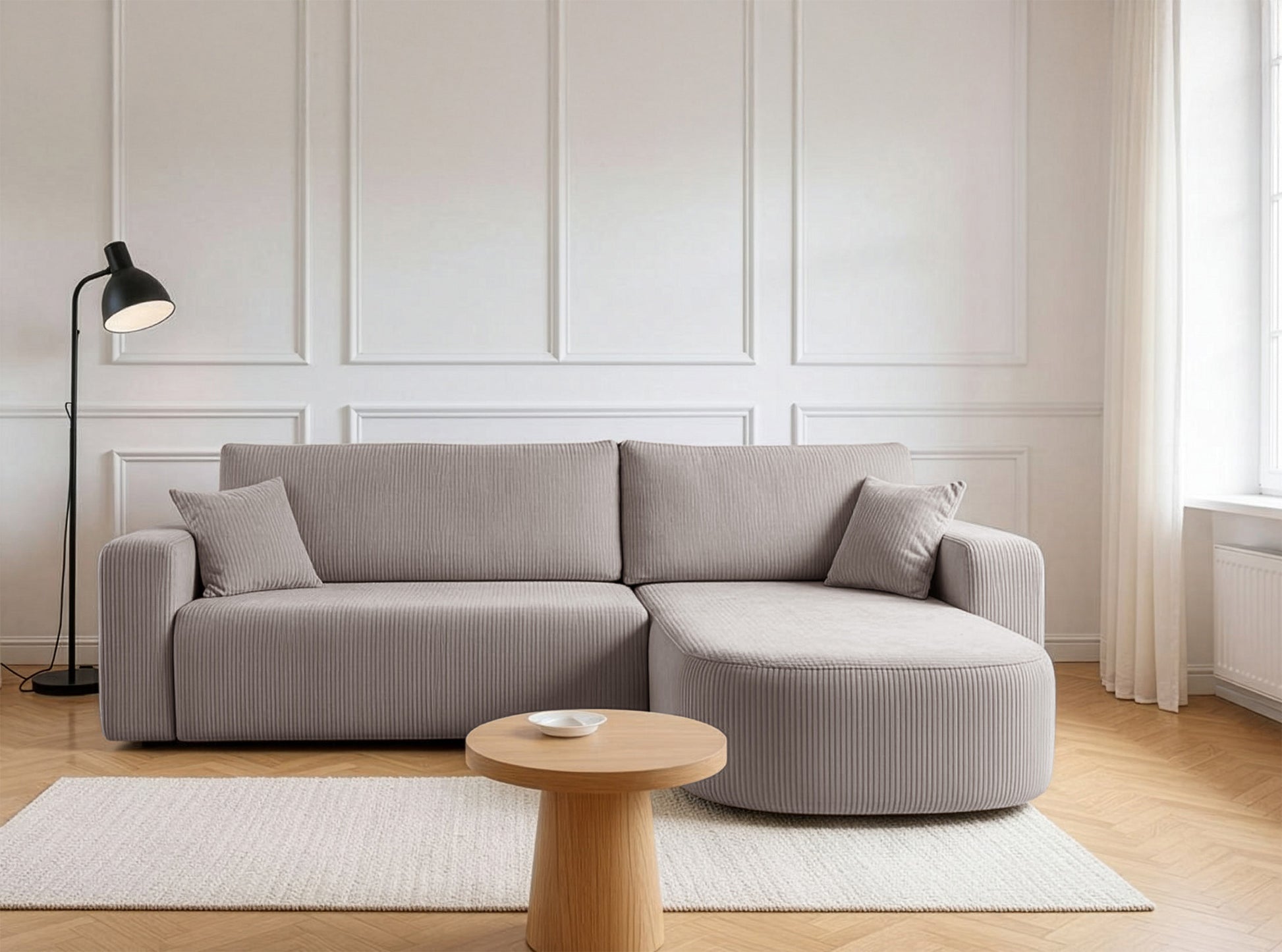 Dīvāns Teos 85/275/170 cm Poso 02 - N1 Home