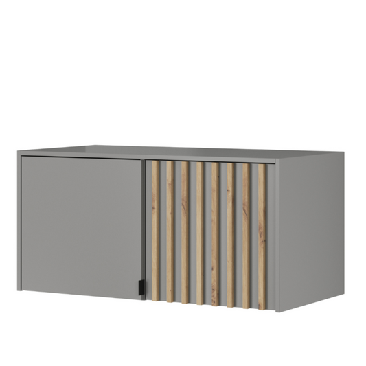 Mezonīna piebūve līdz skapim Neko 105/51/50 cm pelēks - N1 Home