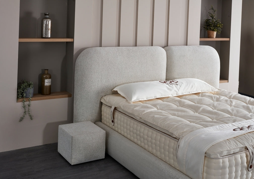 Gulta Hele 160/180/200 x 200 cm krēms - N1 Home