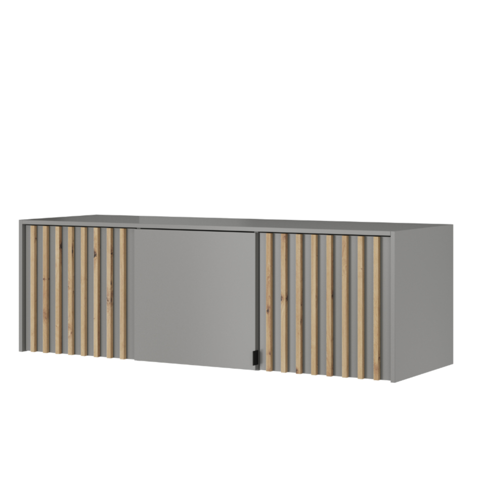 Mezonīna piebūve līdz skapim Neko 155/51/50 cm pelēks - N1 Home