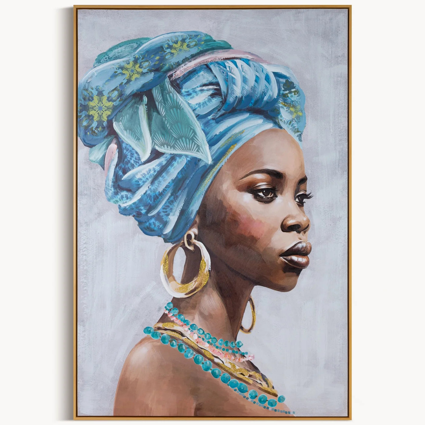 Glezna Tonya 80/120 cm pelēks/debesjums - N1 Home