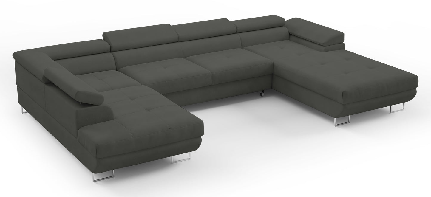 Dīvāns Nola 345/90/205 cm Gerra 120 - N1 Home