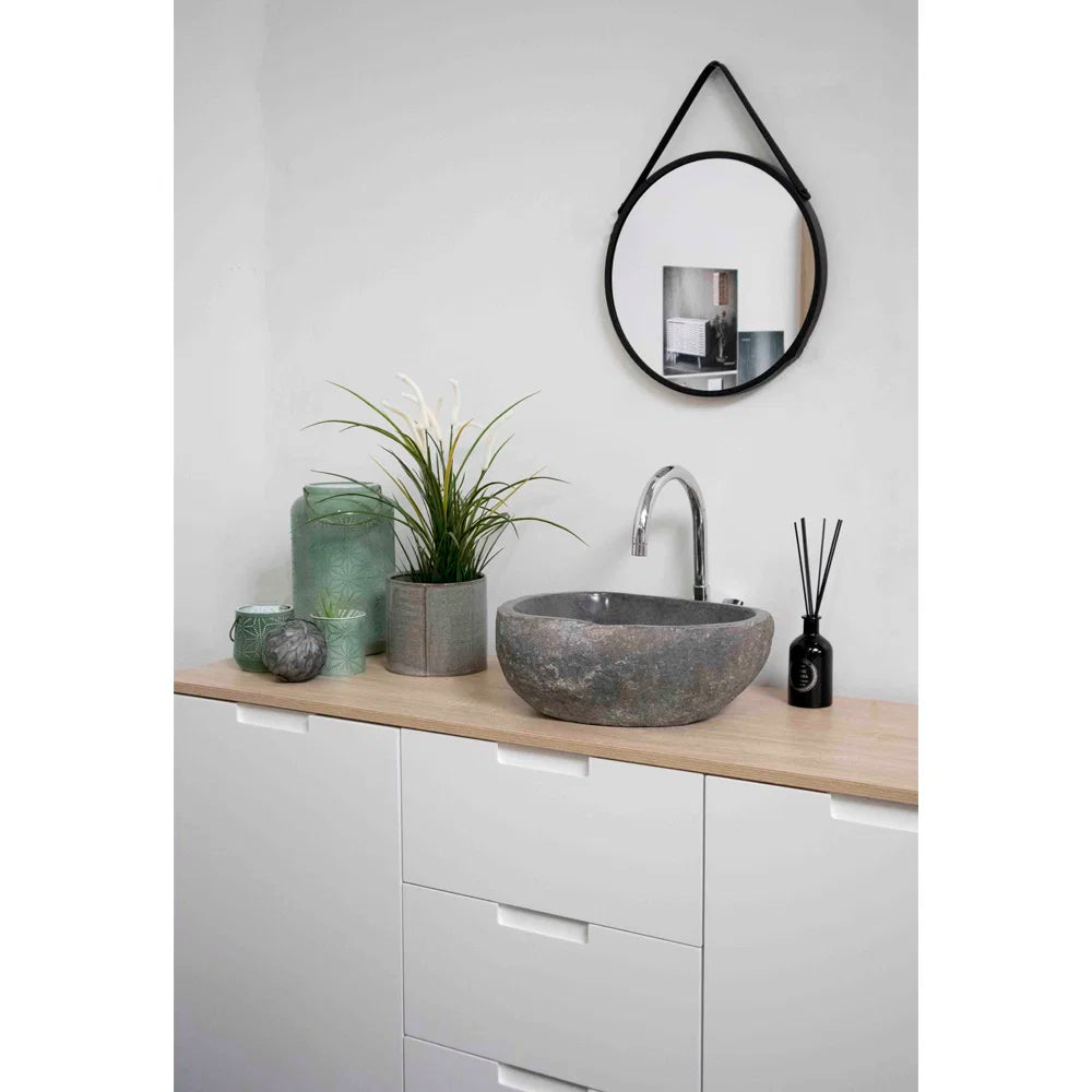 Izlietne Donia Riverstone 35/40/15 cm pelēks