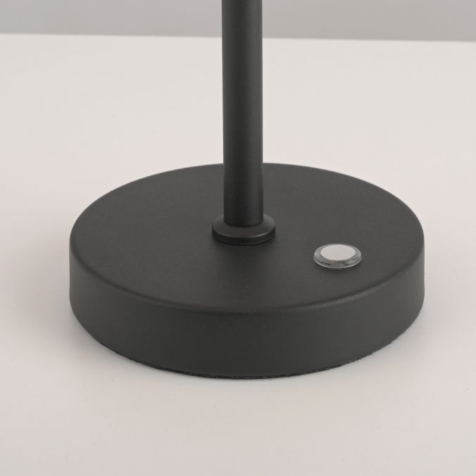 Galda lampa PURE Falling Rings 32/13/13 cm melnā pērle / dimants