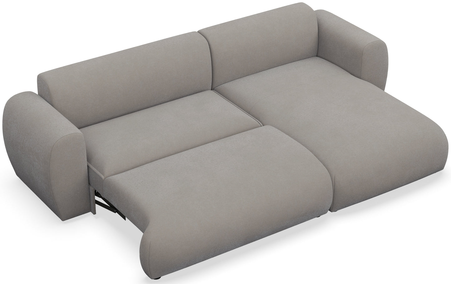 Dīvāns Emil 74/262/156 cm Storm 09