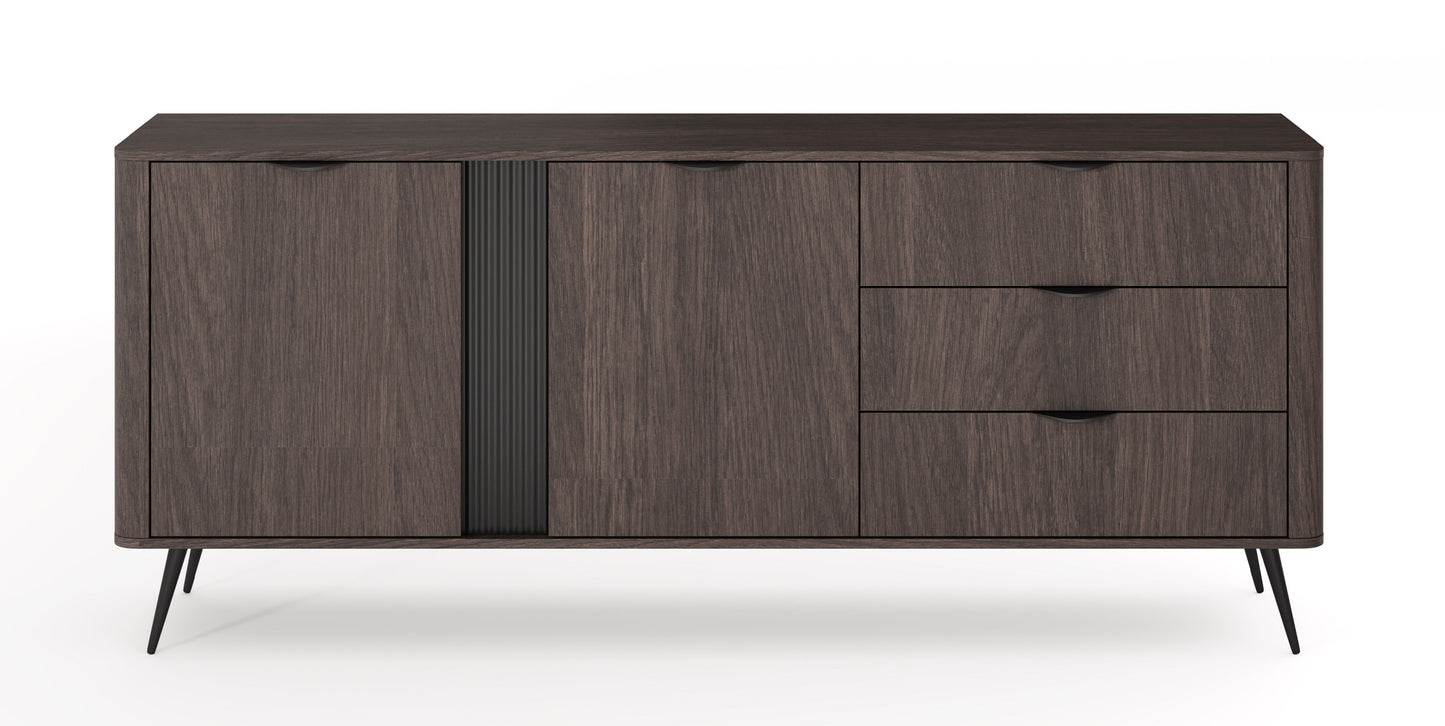 Kumode Verto 81/195/38 cm Dunin ozols