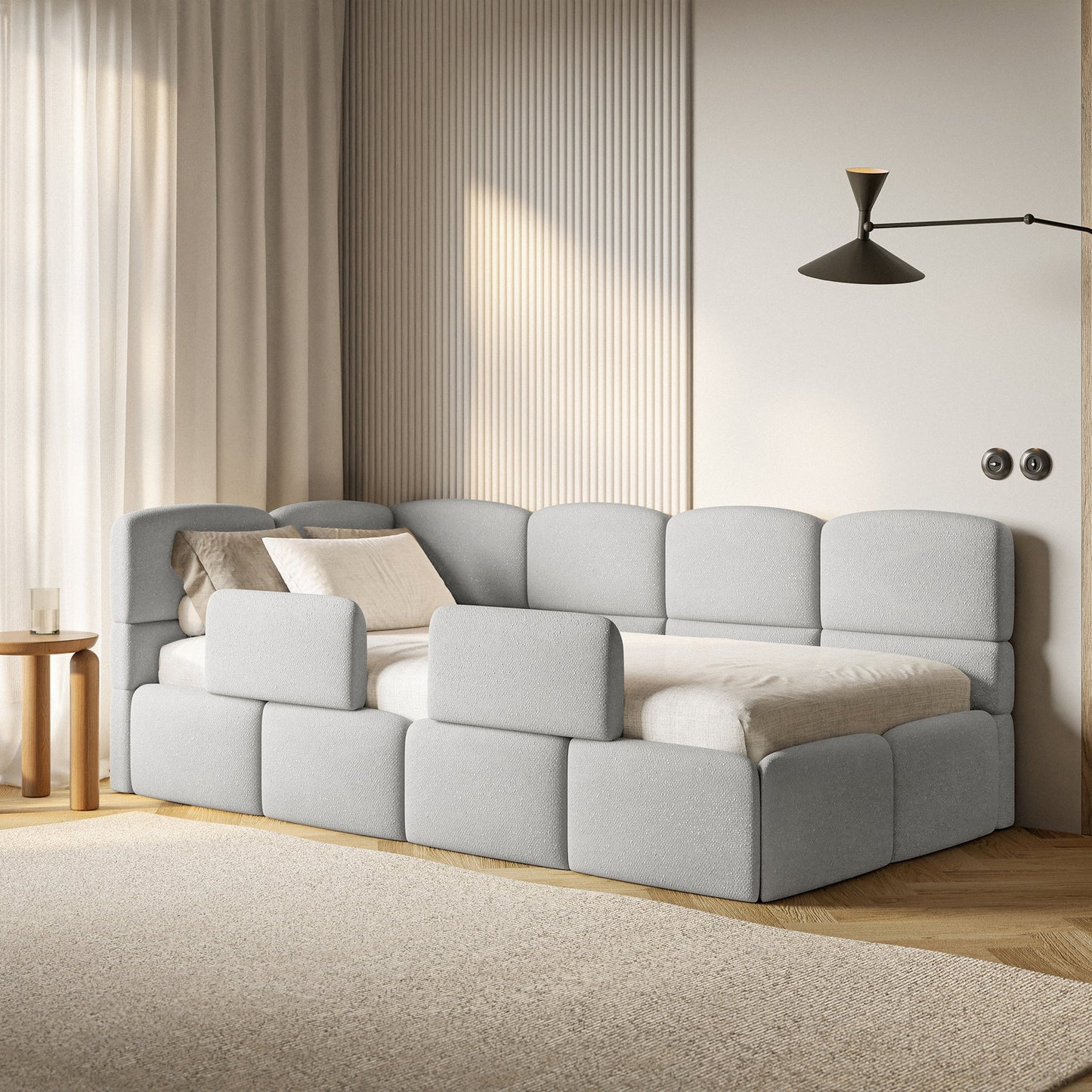 Gulta ar matraci Clod 220/88/110 cm Melody 02 - N1 Home