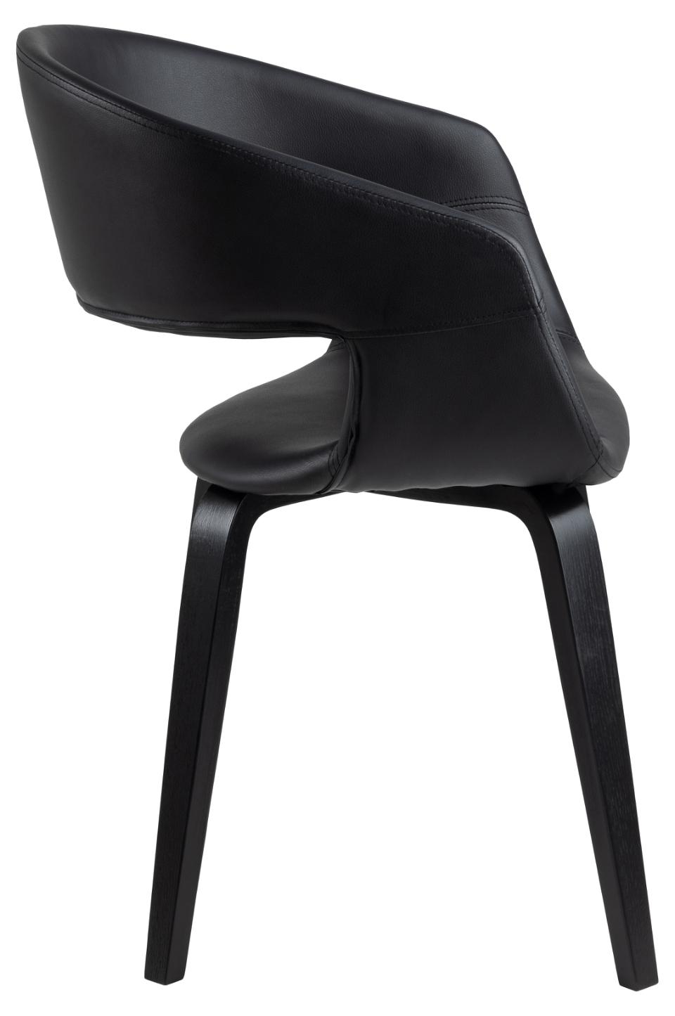 Krēsls Novs 49/52/77 cm melns - N1 Home