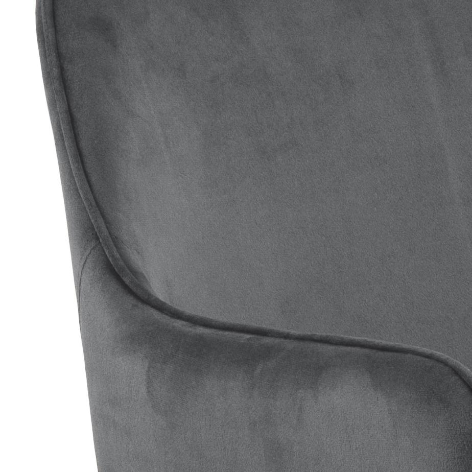 Krēsls Rans 56/58/79 cm tumši pelēks - N1 Home