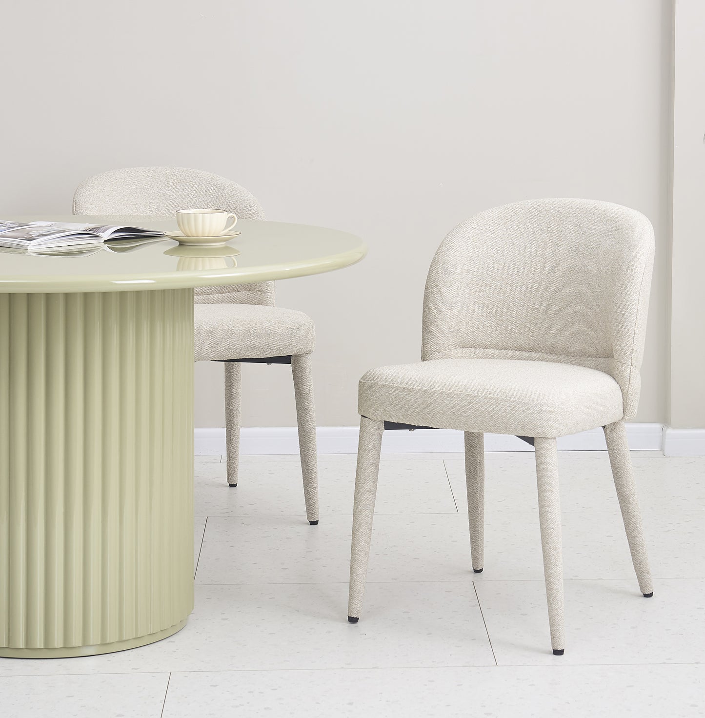 Galds Prino 120/120/76 cm zaļs