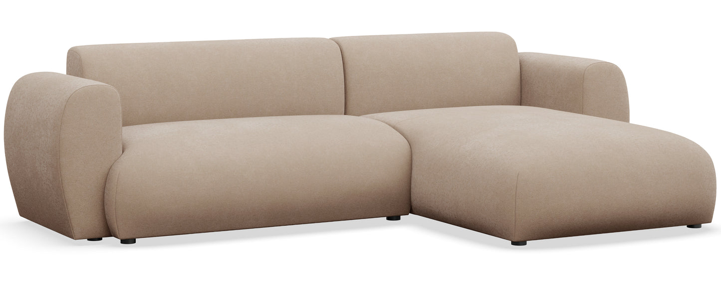 Dīvāns Emil 74/262/156 cm Storm 06