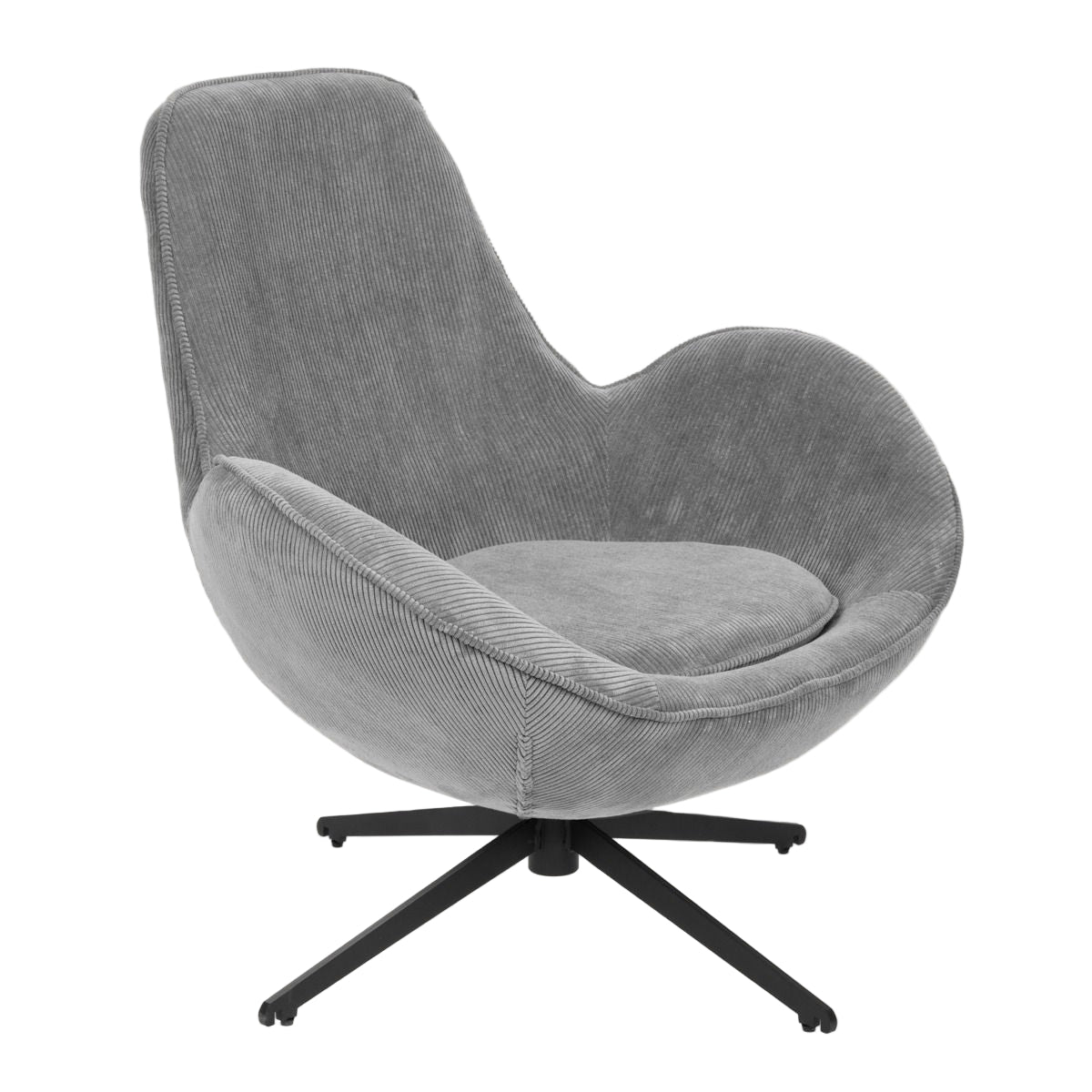 Krēsls Lunis 86/76/87 cm pelēks