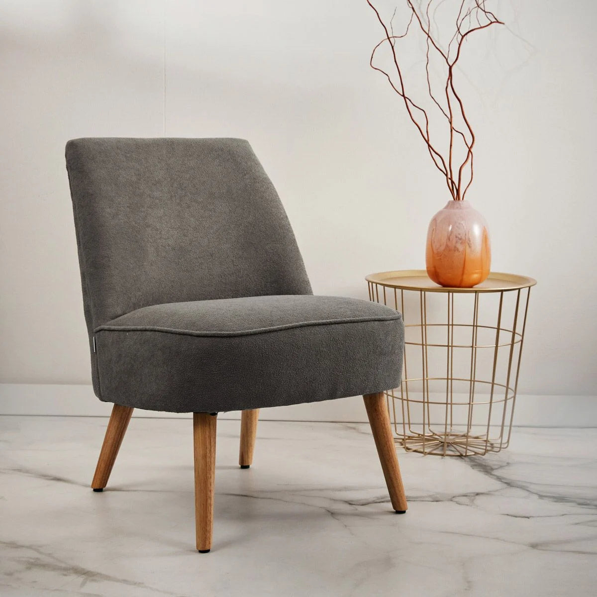 Krēsls Soa 57/69/76 cm pelēks - N1 Home