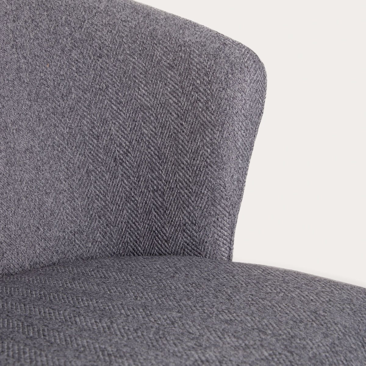 Krēsls Lujis 56,5/59/81 cm tumši pelēks