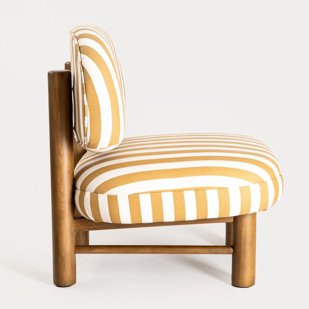 Krēsls Lumo 64/69/77 cm bēšs/balts