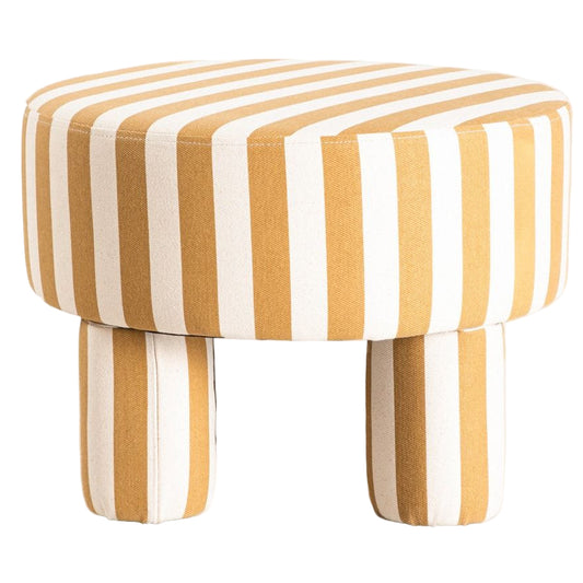 Pufs Kiaro 50/50/37 cm bēšs/balts