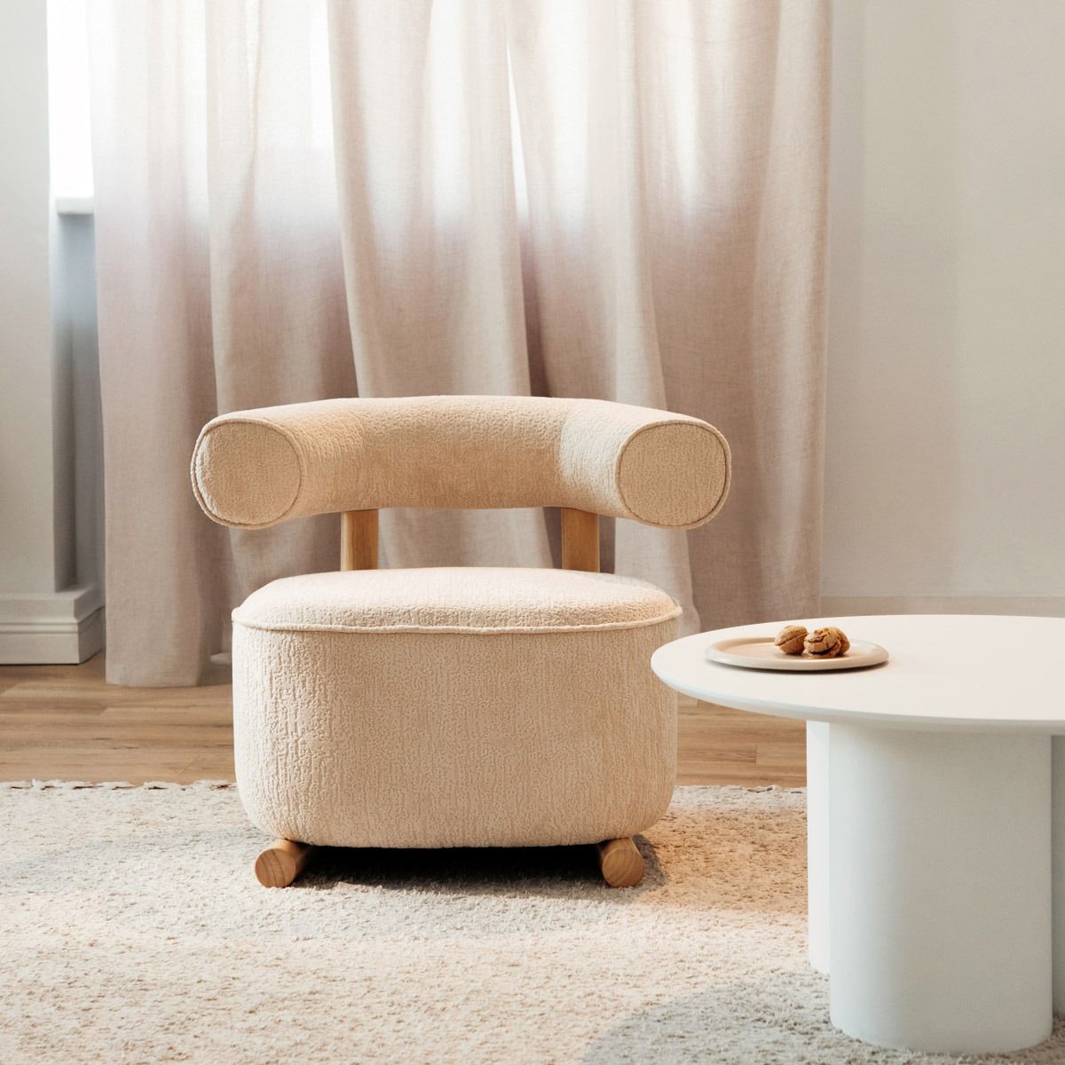 Krēsls Vitof 72/81/67 cm ekru