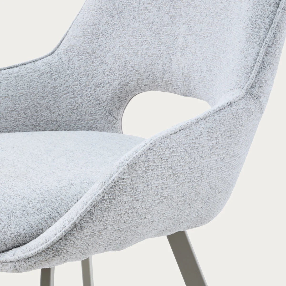 Krēsls Alasqa 63/57/82 cm gaiši pelēks