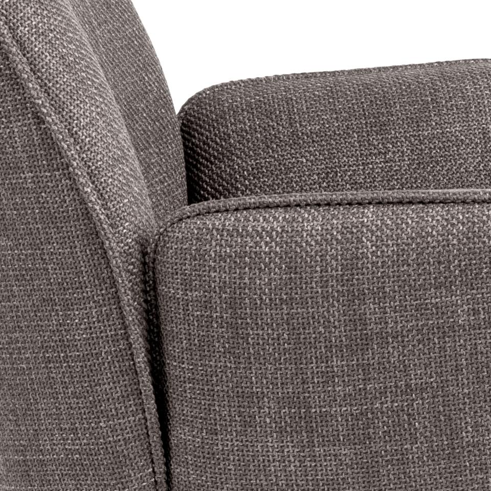 Krēsls Glens 61/63/88 cm gaiši pelēkbrūns - N1 Home