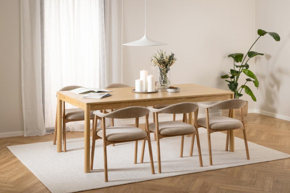 Krēsls Adsi 56/54/75 cm bēšs - N1 Home