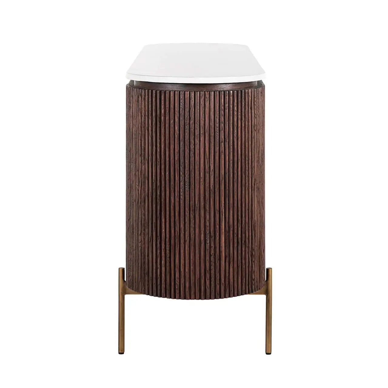 Kumode Barkley 3-durvju Richmond Interiors 85/180/46 cm Brushed Gold - N1 Home