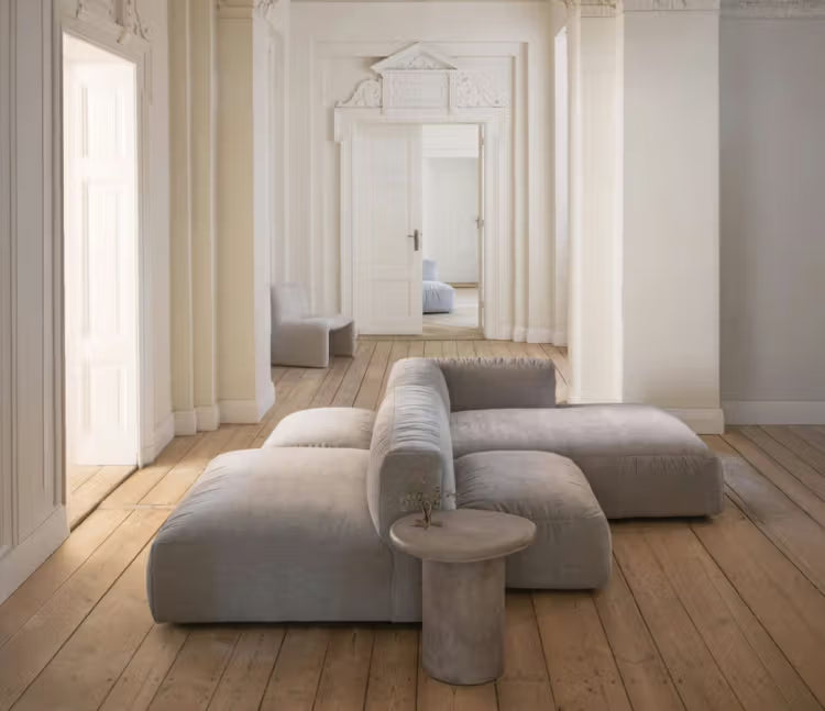 Modulārs dīvāns Martina Micadoni 106/75/120 cm Boligre Light grey