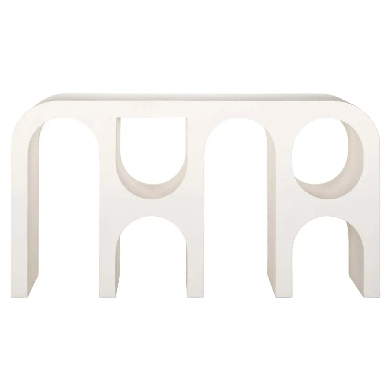 Konsole Bloomstone white Richmond Interiors 80/150/35 cm balts - N1 Home