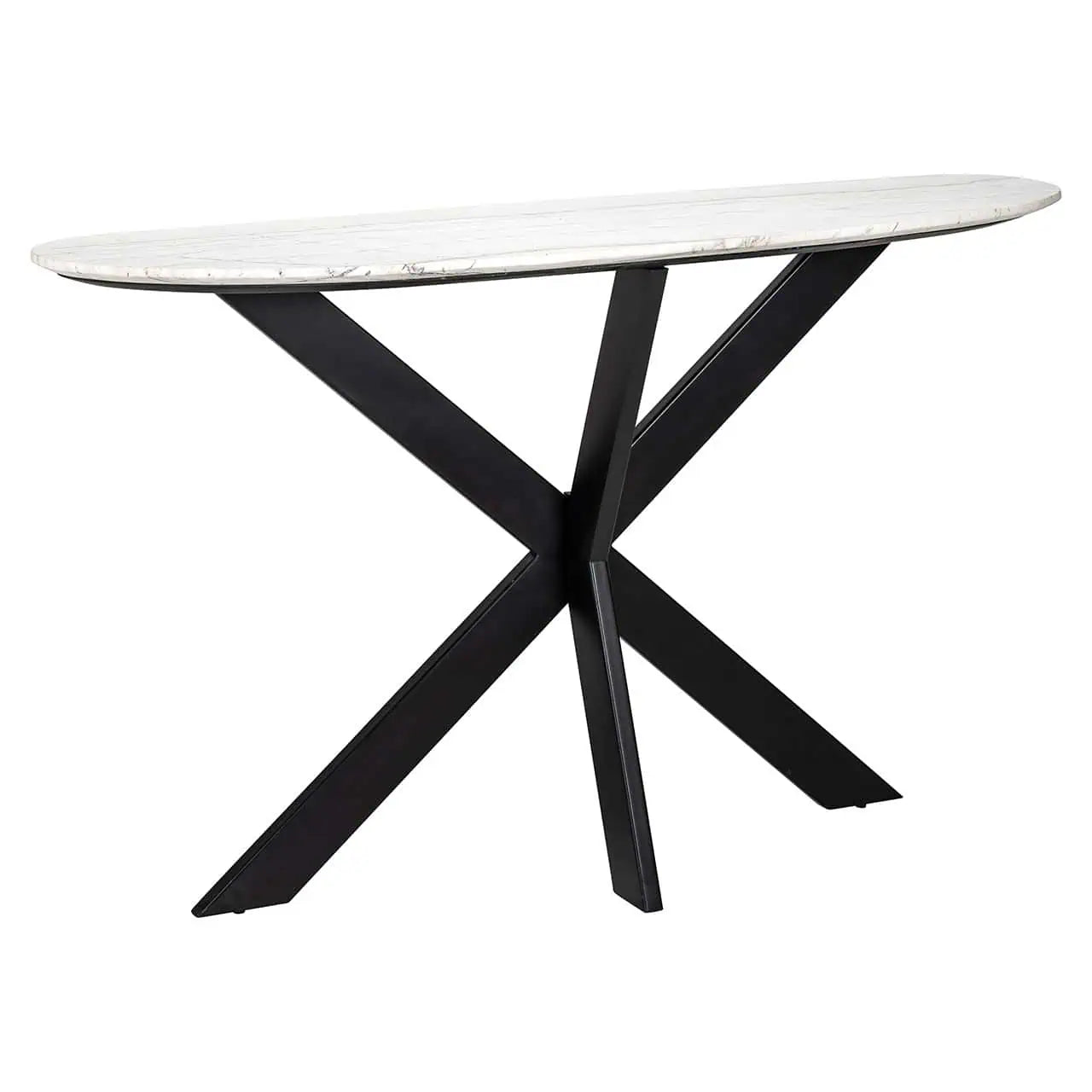 Konsole Trocadero Richmond Interiors 76/132/35 cm balts - N1 Home