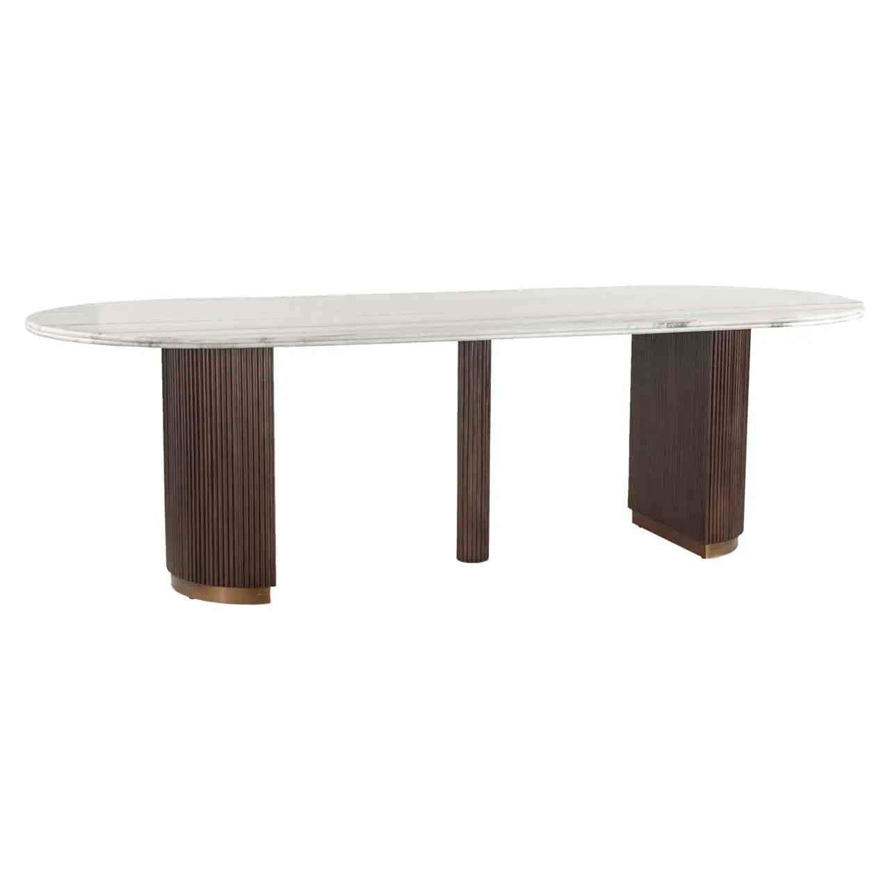 Galds Mayfield Richmond Interiors 76/210/100; 76/250/100cm brūns/marmors - N1 Home