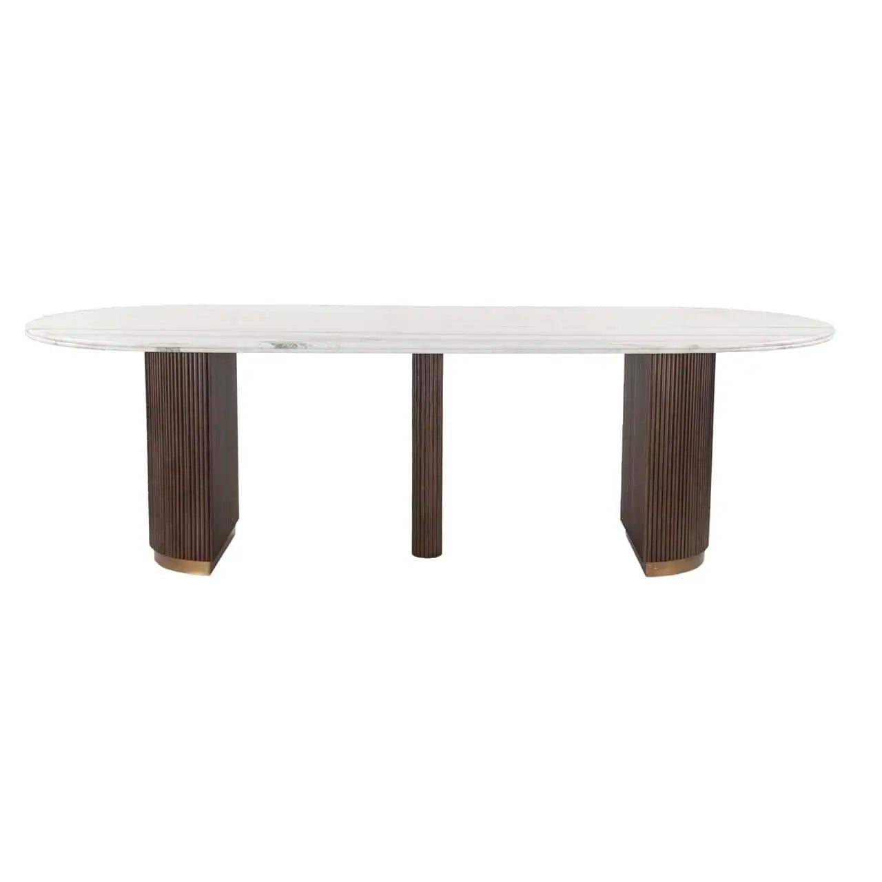 Galds Mayfield Richmond Interiors 76/210/100; 76/250/100cm brūns/marmors - N1 Home