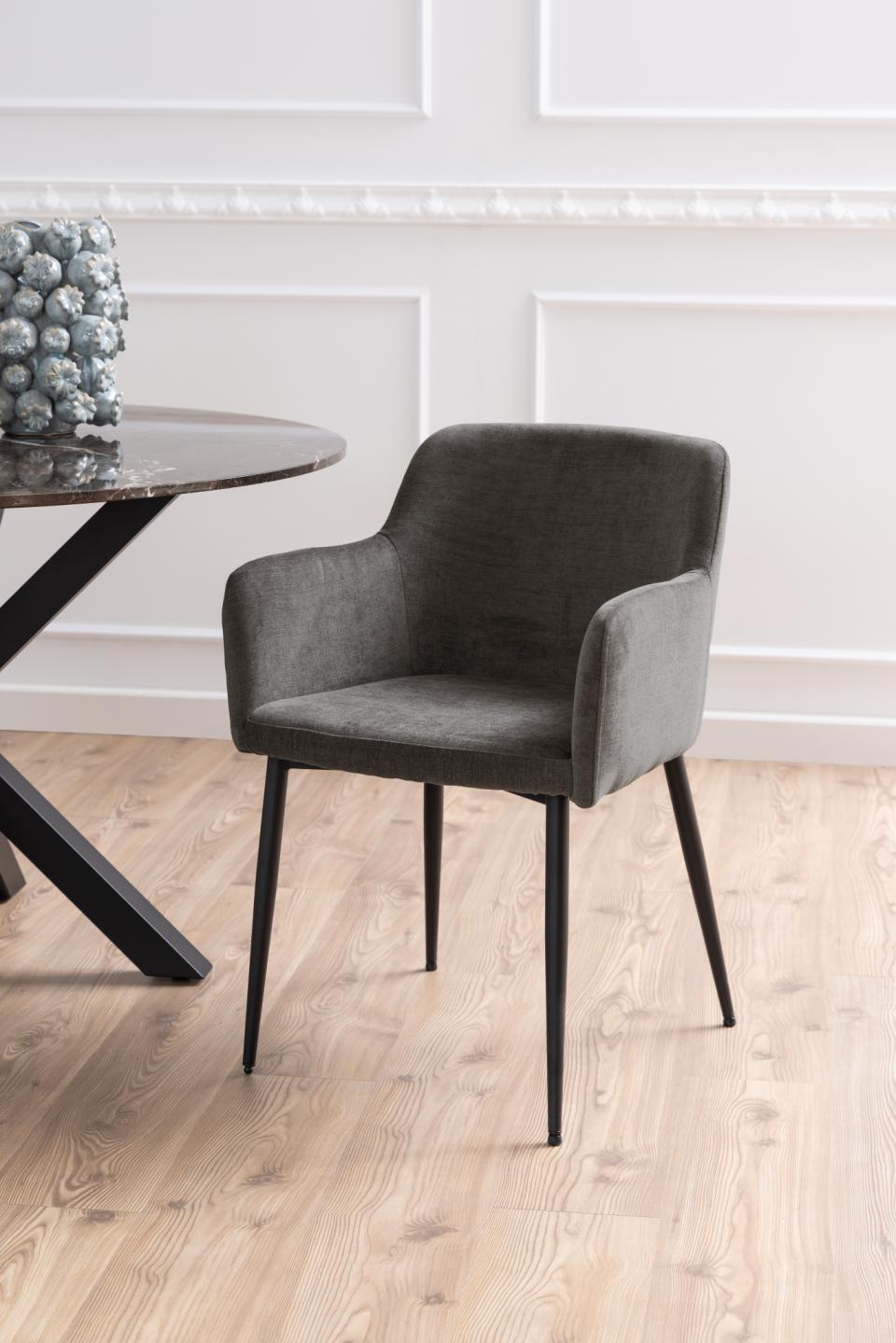 Krēsls Kare 54/56/80 cm tumši pelēks - N1 Home