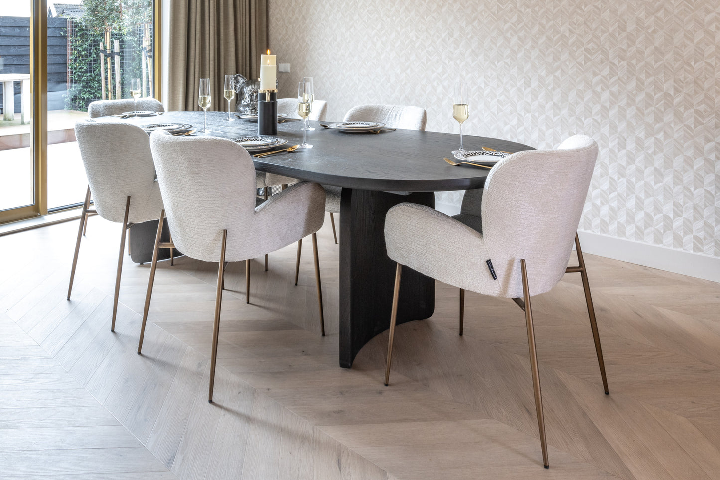 Krēsls Amber Richmond Interiors 57/85/63 cm cream fusion fire retardant