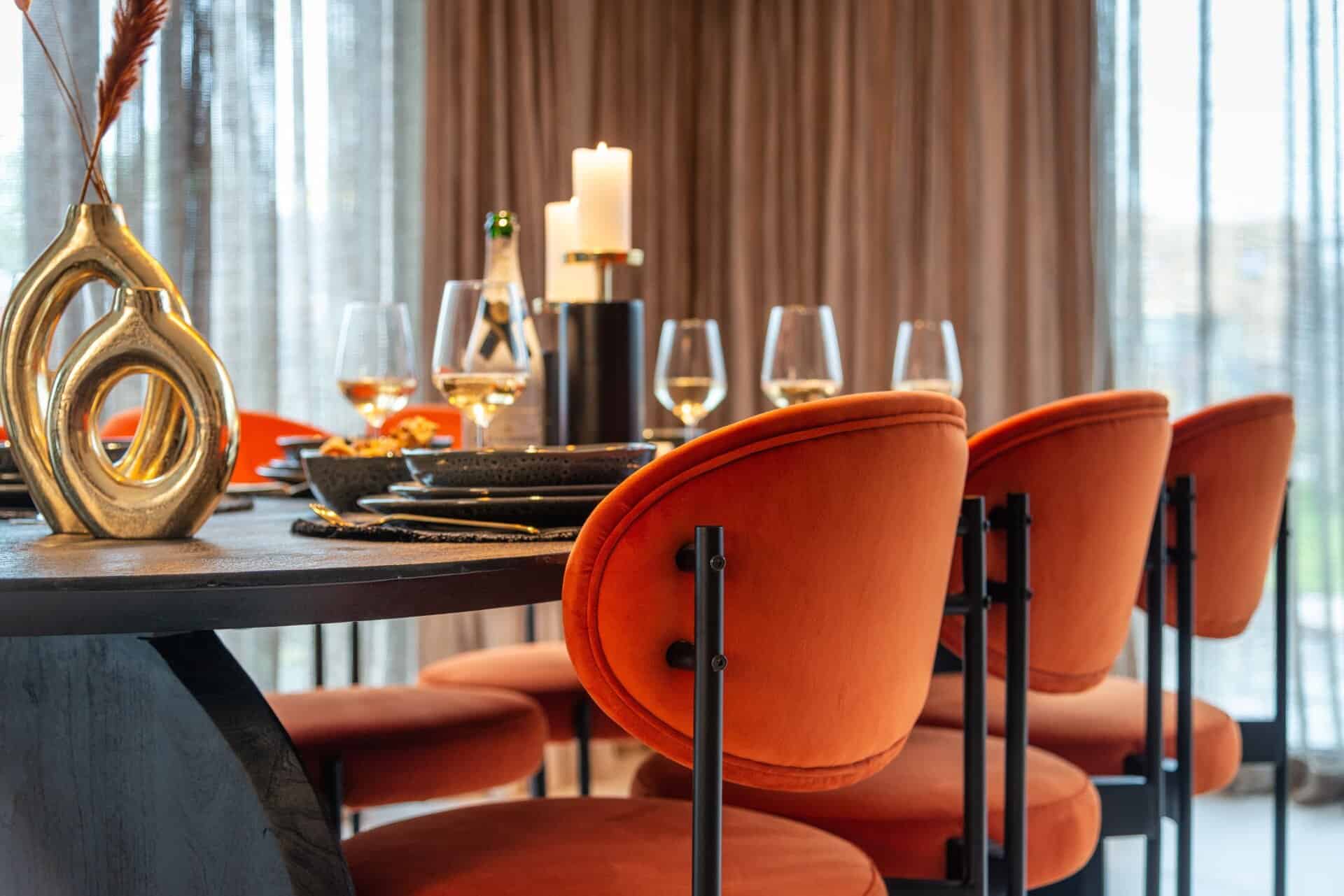 Svečturis Caya L Richmond Interiors 25/9/9 cm melns/zelts - N1 Home