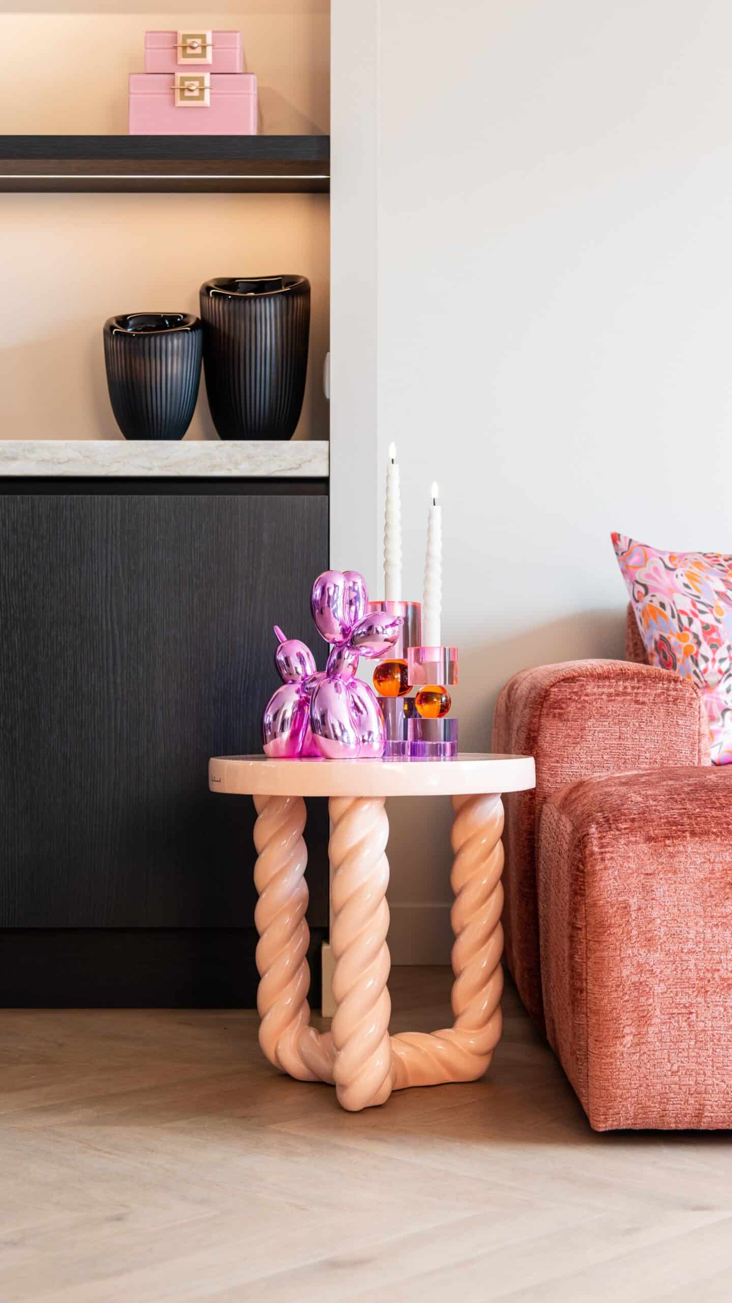 Kafijas galds Rosly Richmond Interiors 45/46/45 cm rozā