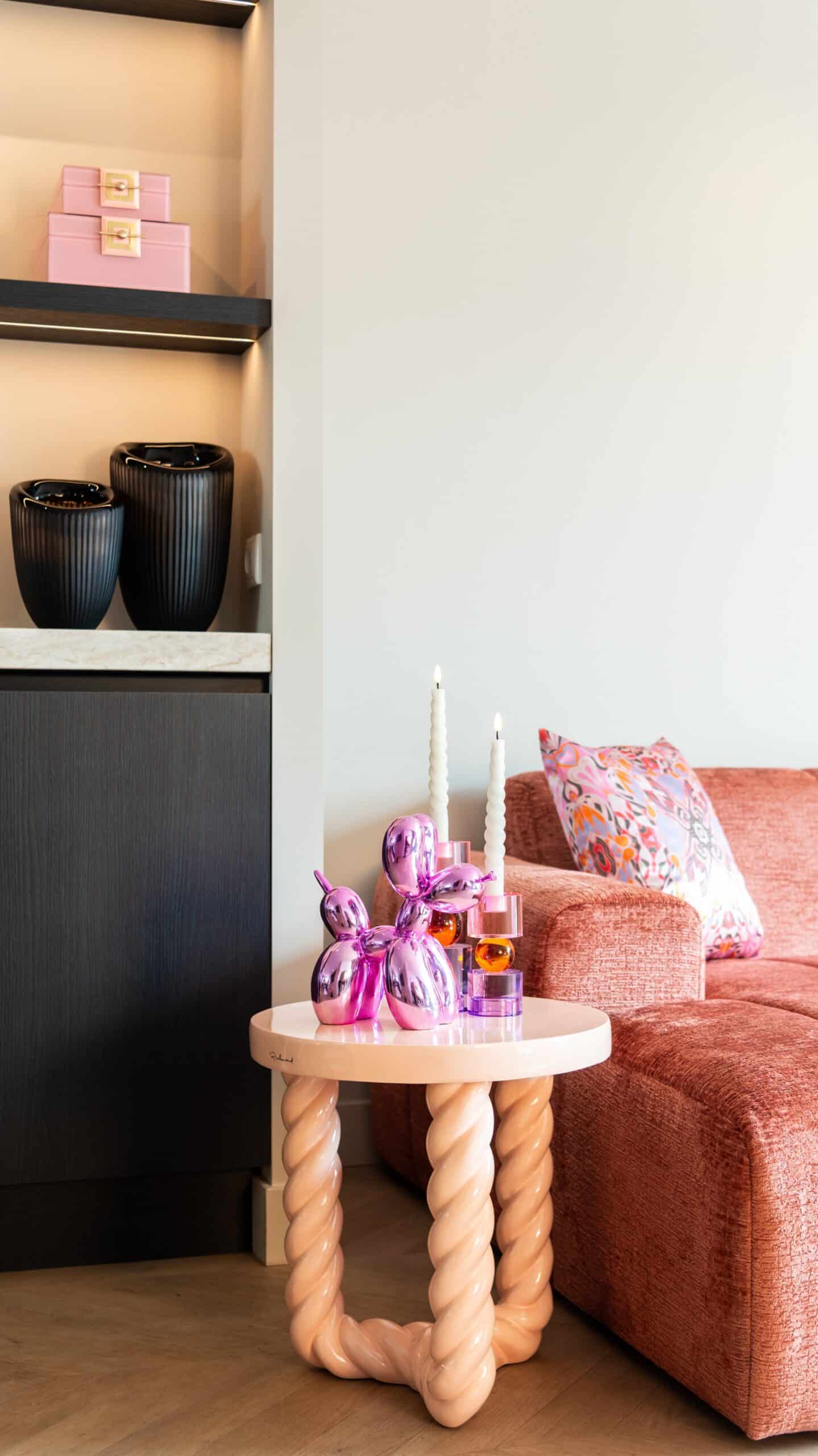 Kafijas galds Rosly Richmond Interiors 45/46/45 cm rozā