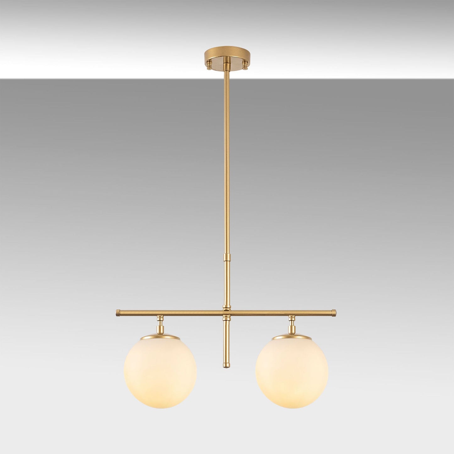 CESBLUN Zelta piekaramā lampa ar baltiem toņiem - N1 Home