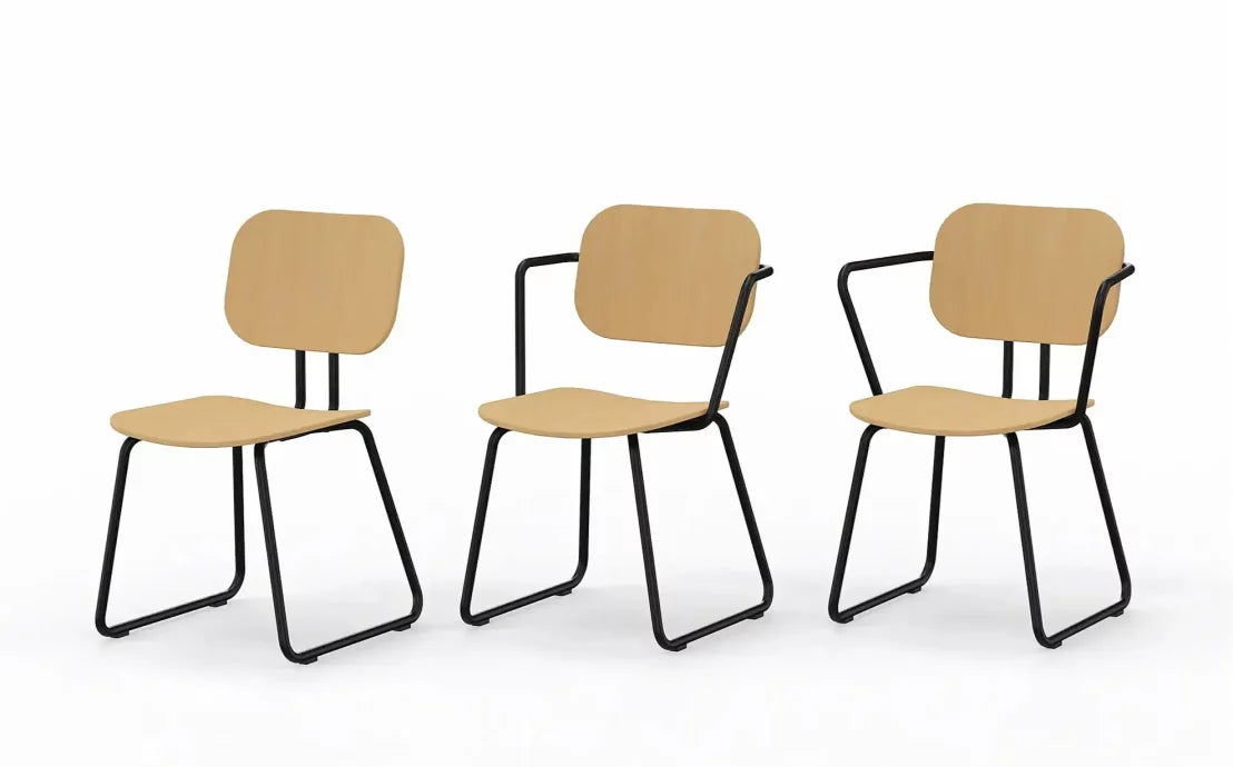 Krēsls Febias ar roku balsts S 53/53/82 cm saplāksnis - N1 Home