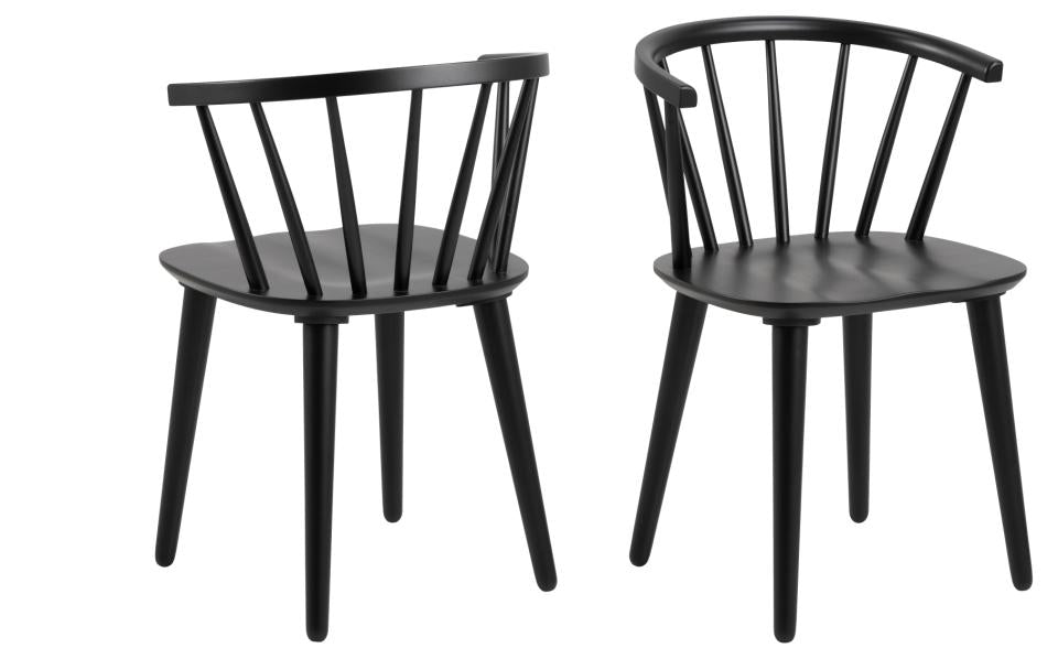 Krēsls Idis 51/51/75 cm melns - N1 Home