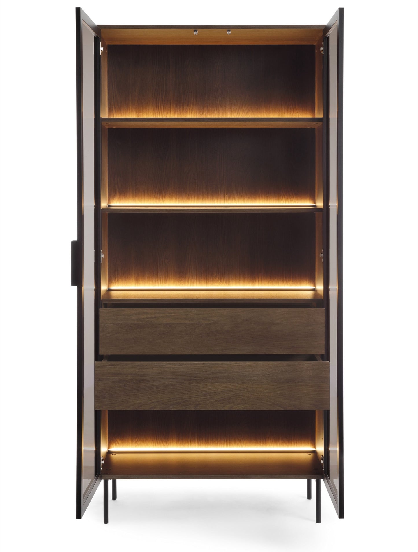 Vitrīna Lumio 91/194/39 cm Dunin ozols