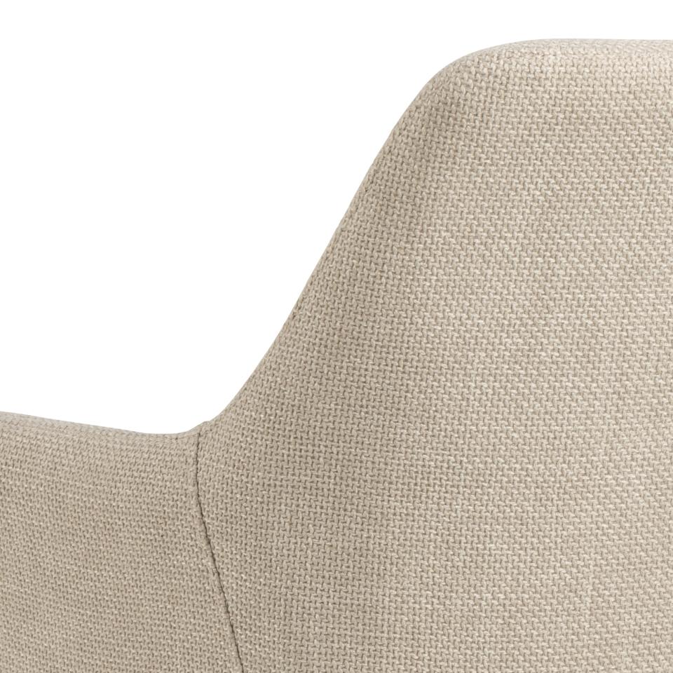 Krēsls Liz 59/59/85 cm bēšs - N1 Home