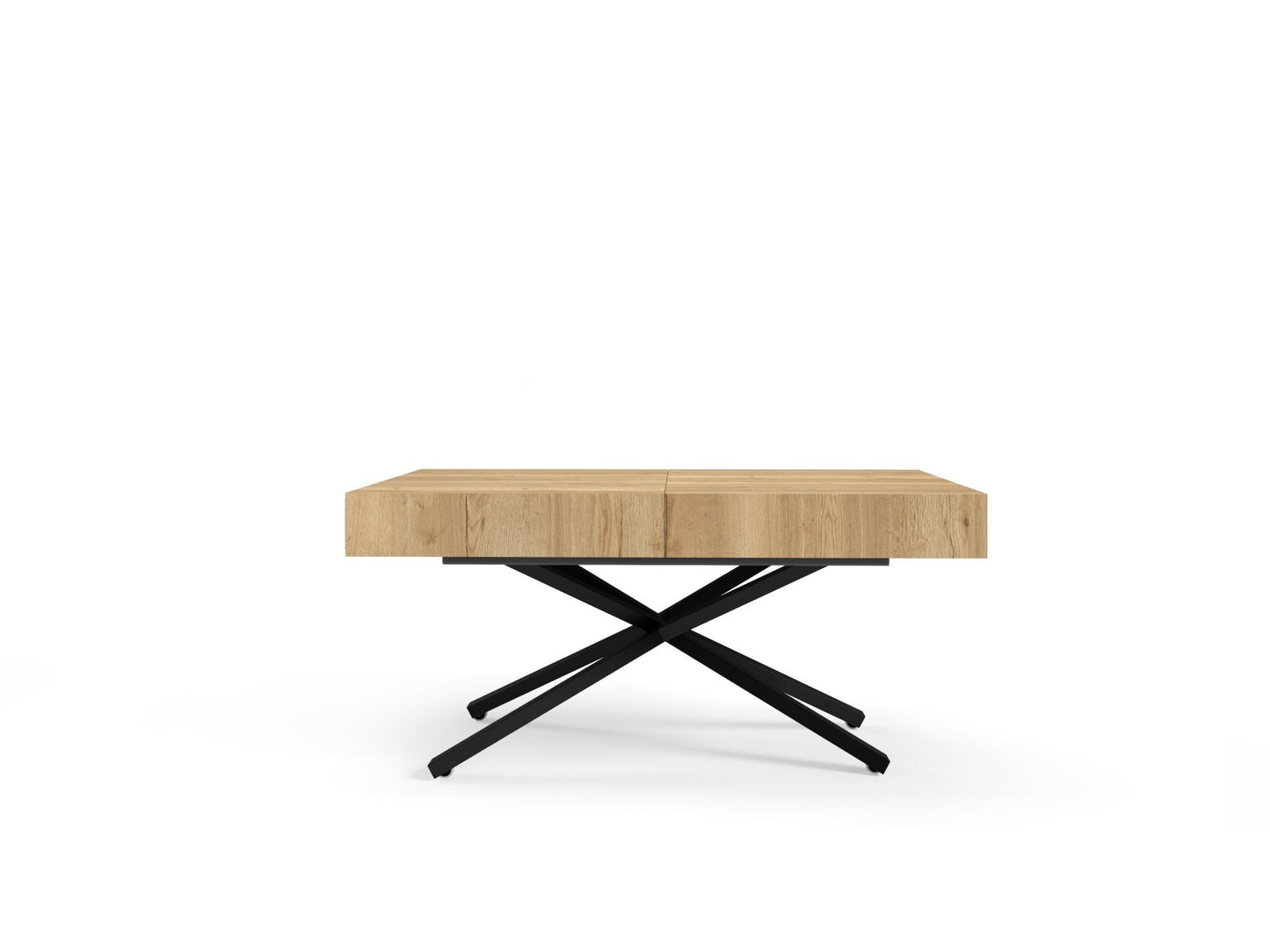 Galds Tiks X 27-80/120-200/80 cm tumši pelēks Čikago - N1 Home