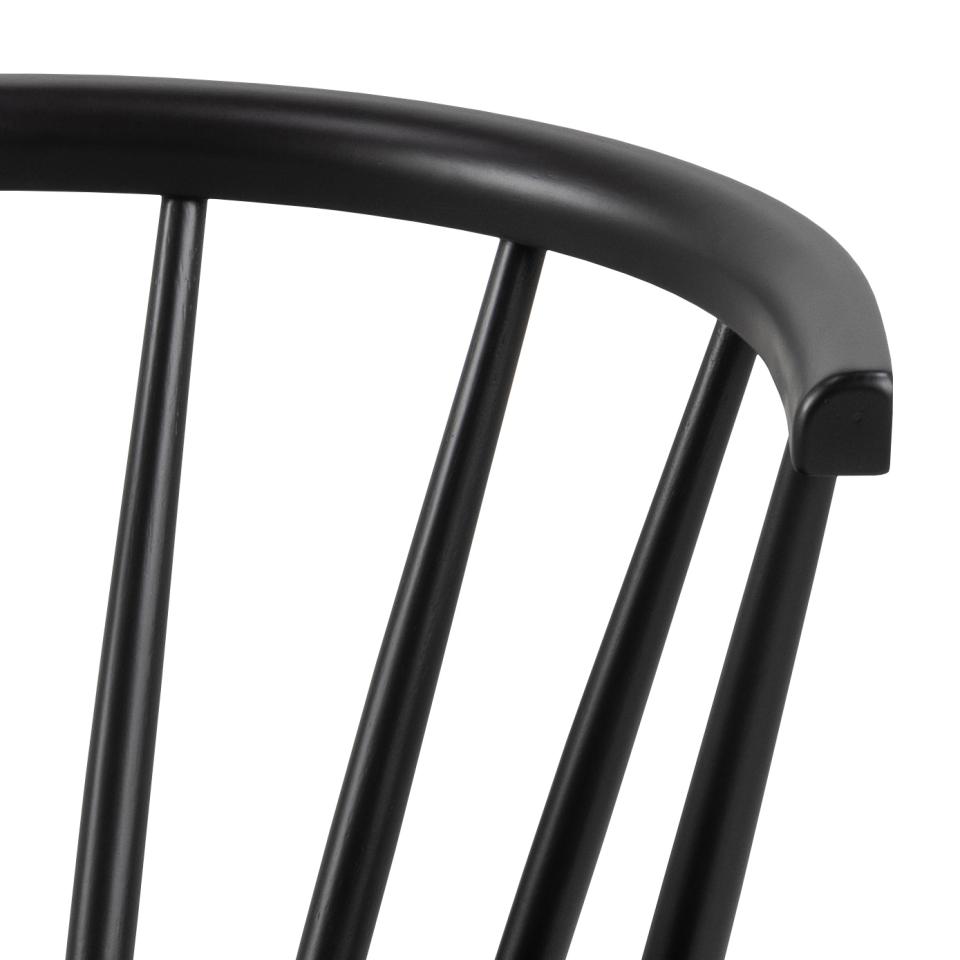 Krēsls Idis 51/51/75 cm melns - N1 Home