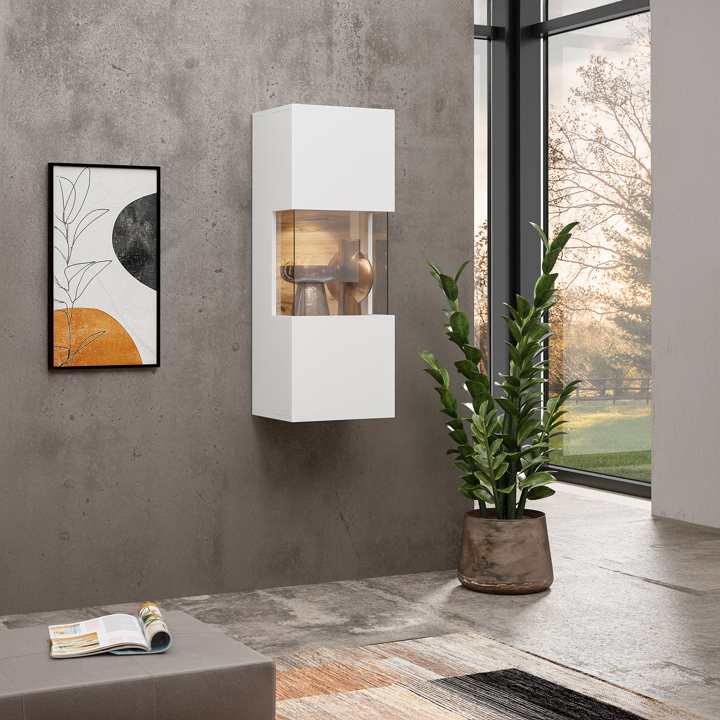 Skapis Avalon 36/95/30 cm melns oniks