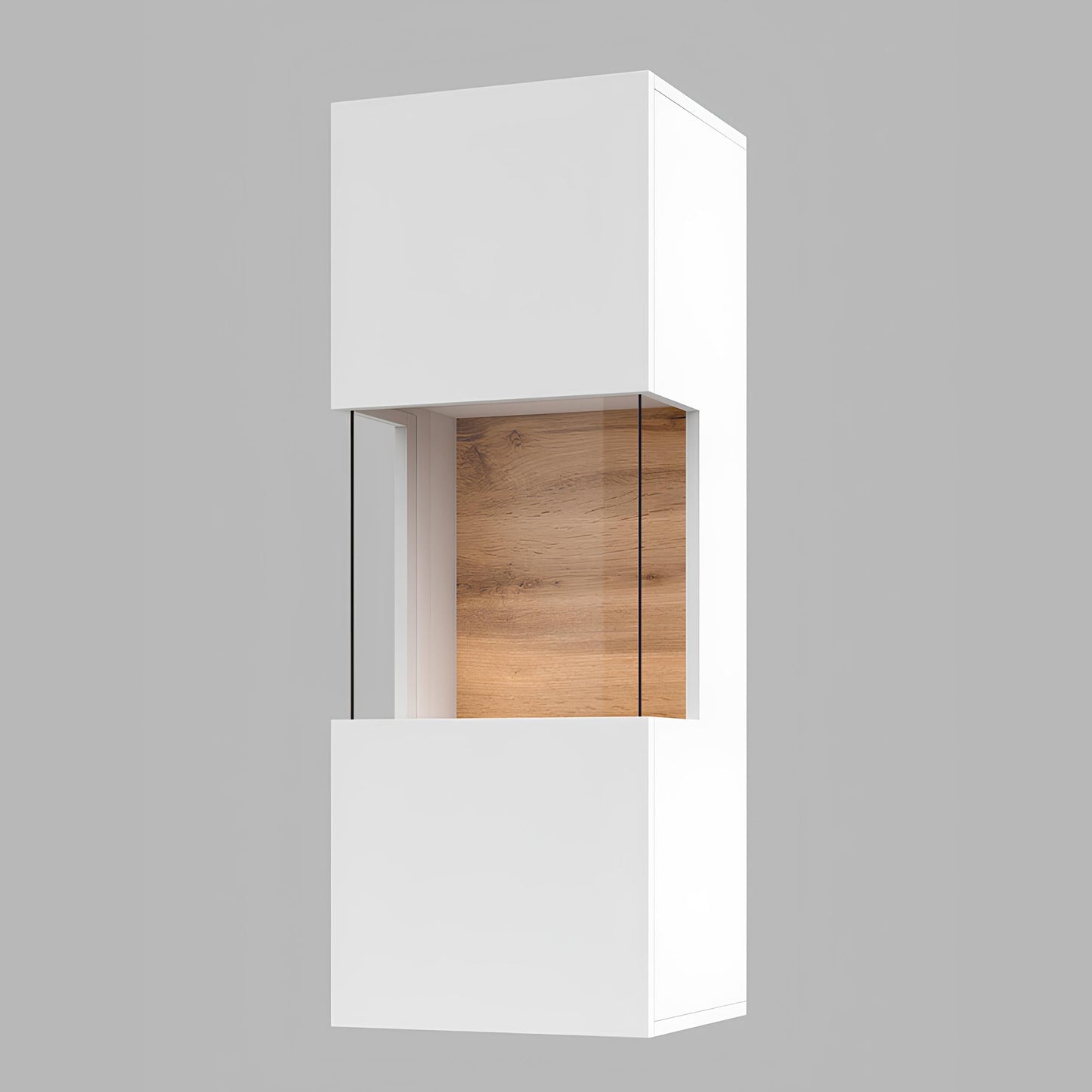 Skapis Avalon 36/95/30 cm balts/Votan ozols